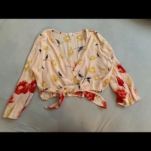 Billabong floral blouse